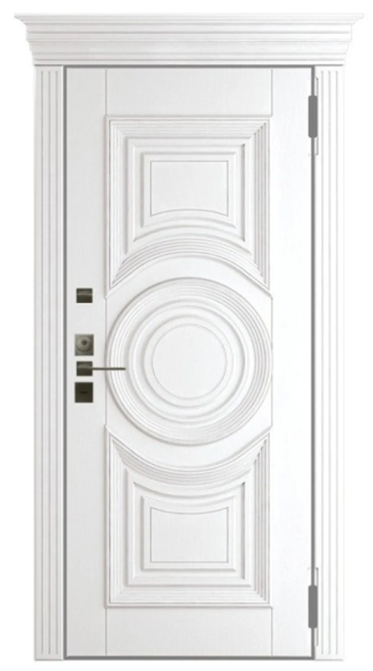 Входная уличная дверь ALEXDOORS с электронным замком Dircode M701 Sciener Termo